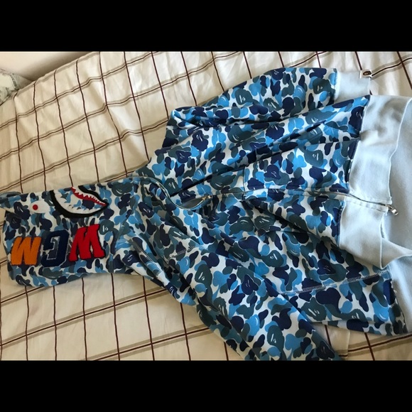 Receipt How To Spot Fake Bape Hoodie Bape ABC Blue Shark Have